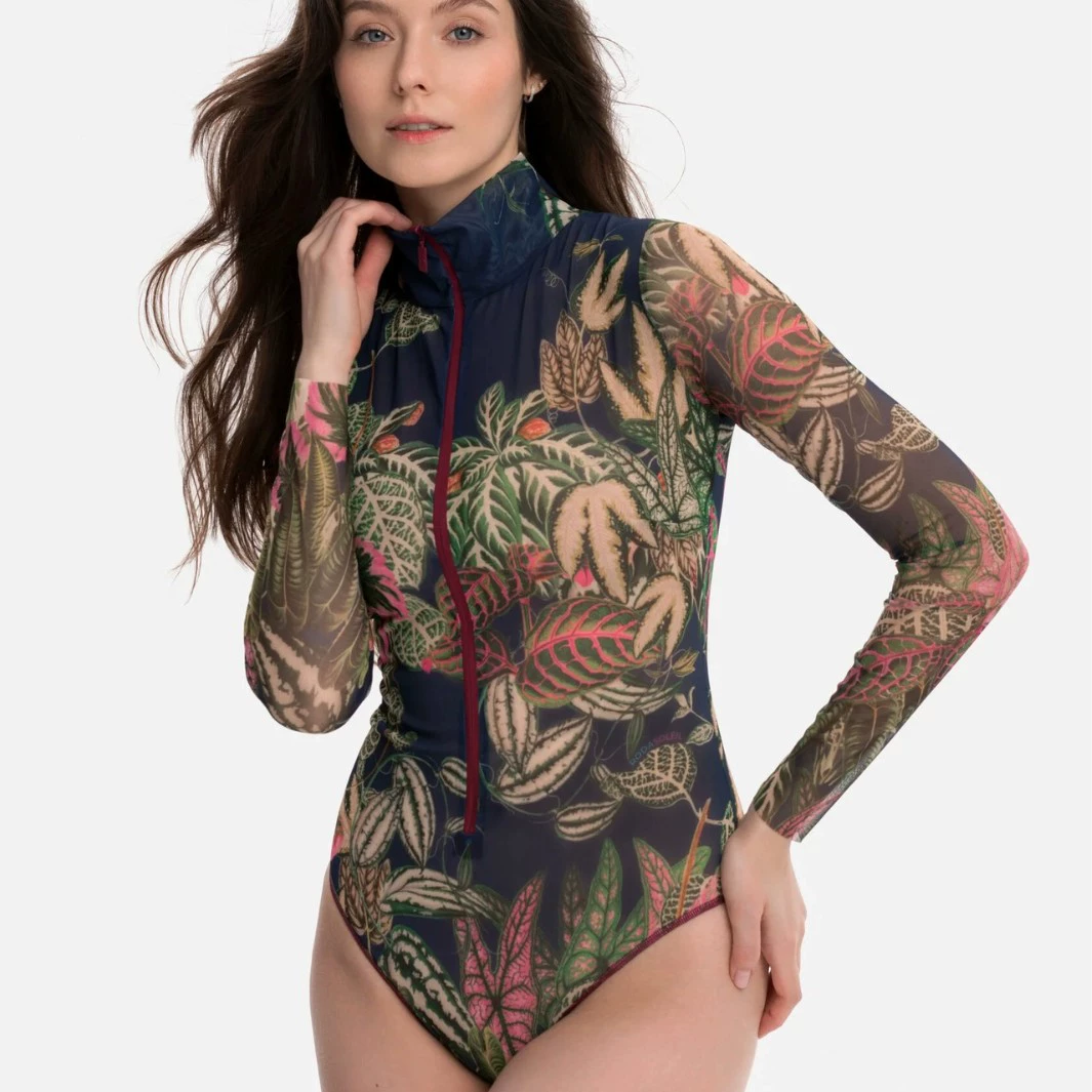 2025 Независимая станция Горячая распродажа умная купальник Умный купальник Пропускающие свет купальник принт Пропускающие свет быстро высыхает