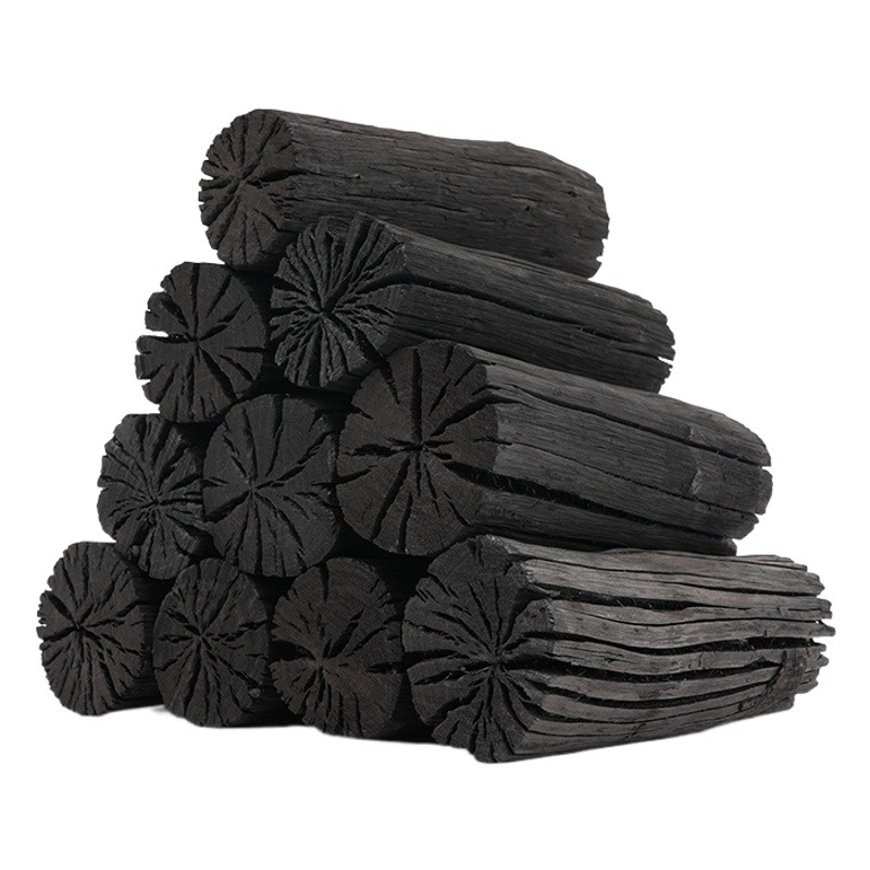 Guangxi litchi fruit charcoal commercial barbecue charcoal hot pot fire heating tea special smokeless barbecue carbon raw charcoal