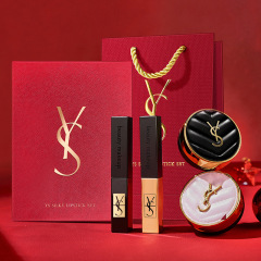YS口紅クッション2点セットのギフトボックス七夕バレンタインデーに彼女の誕生日プレゼントのギフトボックス卸売り