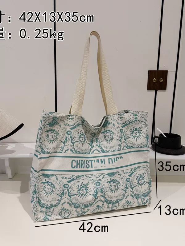 Cloth bag, beach capacious one-shoulder bag, shopping bag