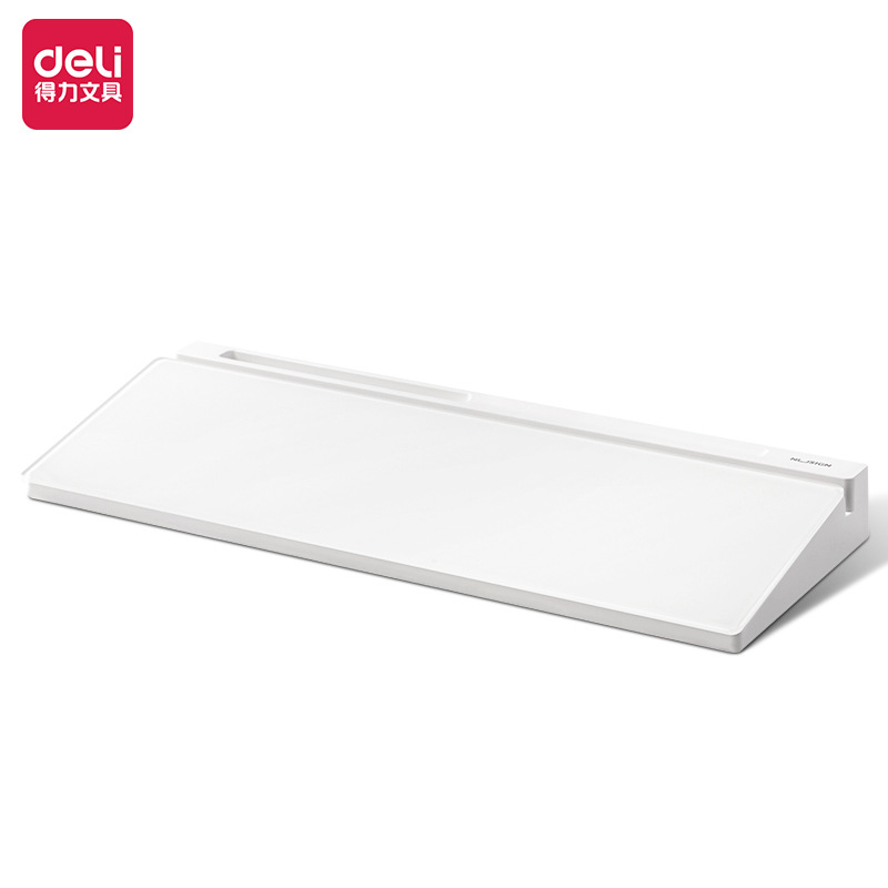 Deli NS124 Nuevo Organizador de Escritorio Sai con Tablero de Vidrio Blanco para Notas y Almacenamiento image 7