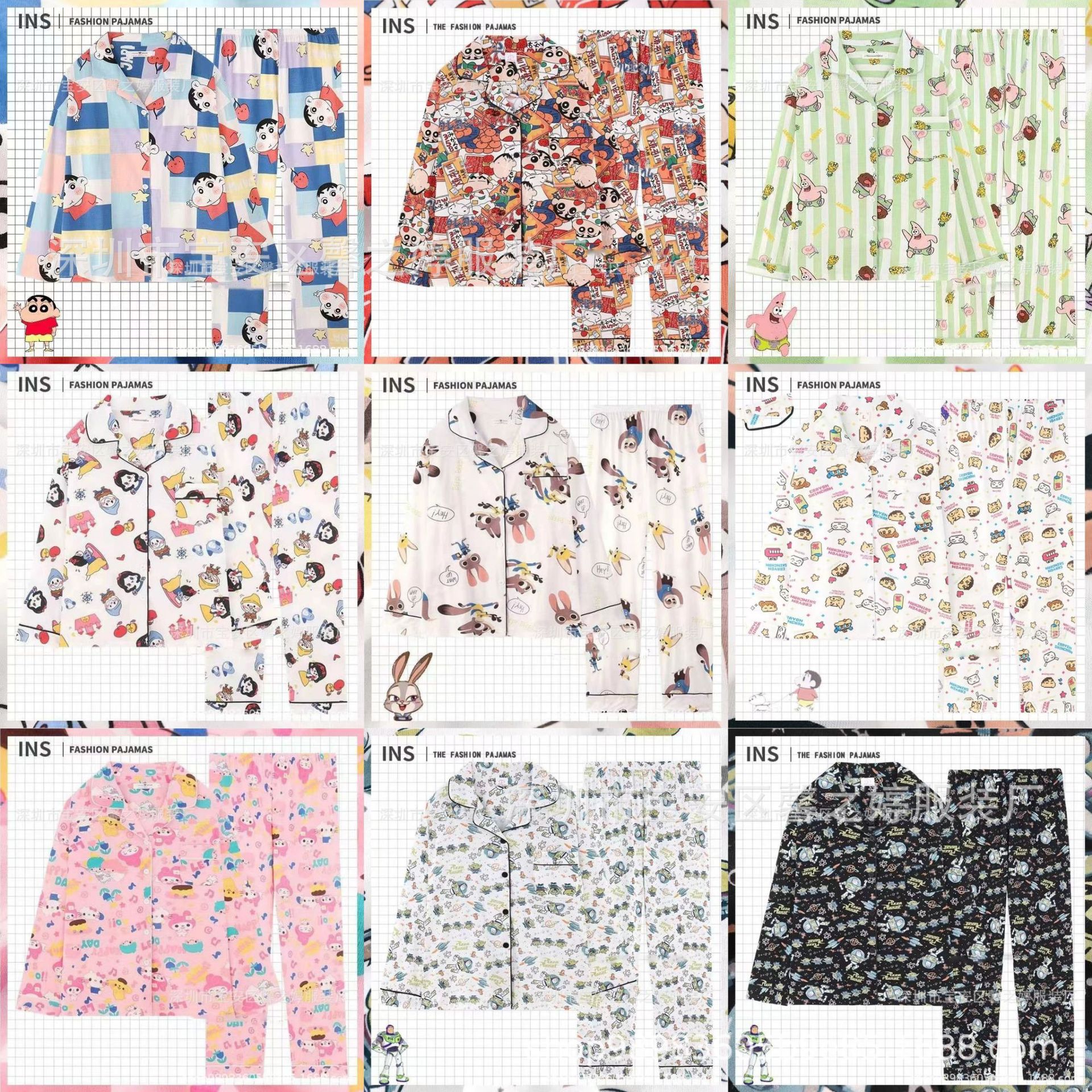 cartoon pijama