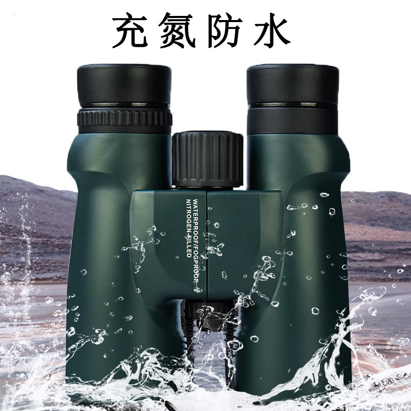 跨境新品10×42双筒望远镜IPX7充氮防水专业高倍夜视户外观鸟镜