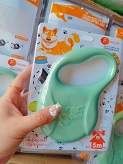 ペット用品伸縮牽引ロープマカロン系5メートル長屋外延長伸縮ロープ犬猫共通