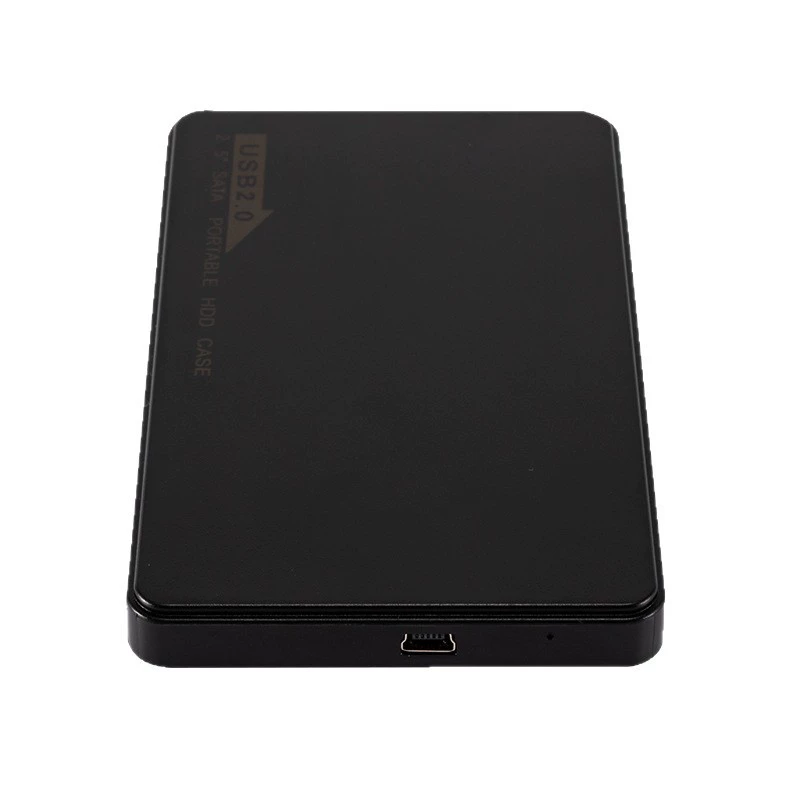Коробка жесткого диска диаметром 2,5 дюйма, USB 2.0 к SATA, пластиковый мобильный корпус для жесткого диска, бесплатный инструмент, прямая продажа оптом