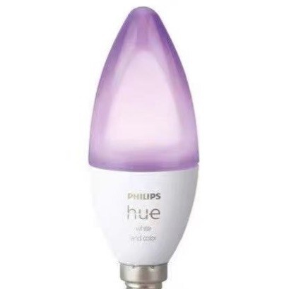 Philips Hue Smart Light Bulb E12 E14, Led6.5W 16 Million Colors, Entertainment-Synchronized Atmosphere Light Bulb