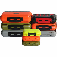 Cross-border waterproof lure box, double-sided large hook box tool storage box, multifunctional waterproof accessory box fishing tackle