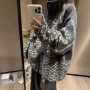 加厚秋冬新款宽松开衫
