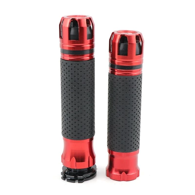 Motorcycle Handle Cover Scooter Aluminum Alloy Handlebar - 1-pair-in-pvc-box-red