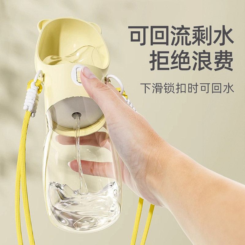 Taza de agua para perros, bebedor de agua portátil, hervidor de agua para perros, taza para mascotas, bebida al aire libre para cachorros, alimentación al aire libre