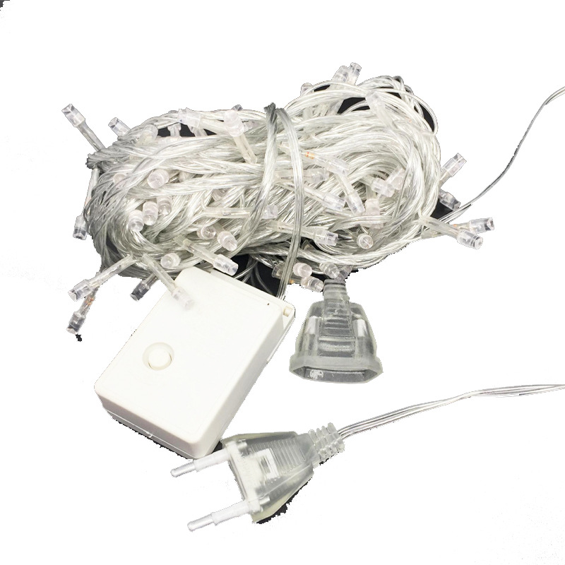 Luces de cadena decorativas estrelladas LED al aire libre transfronterizo Iluminación de calle de la boda luces de cadena intermitentes de control remoto a prueba de agua