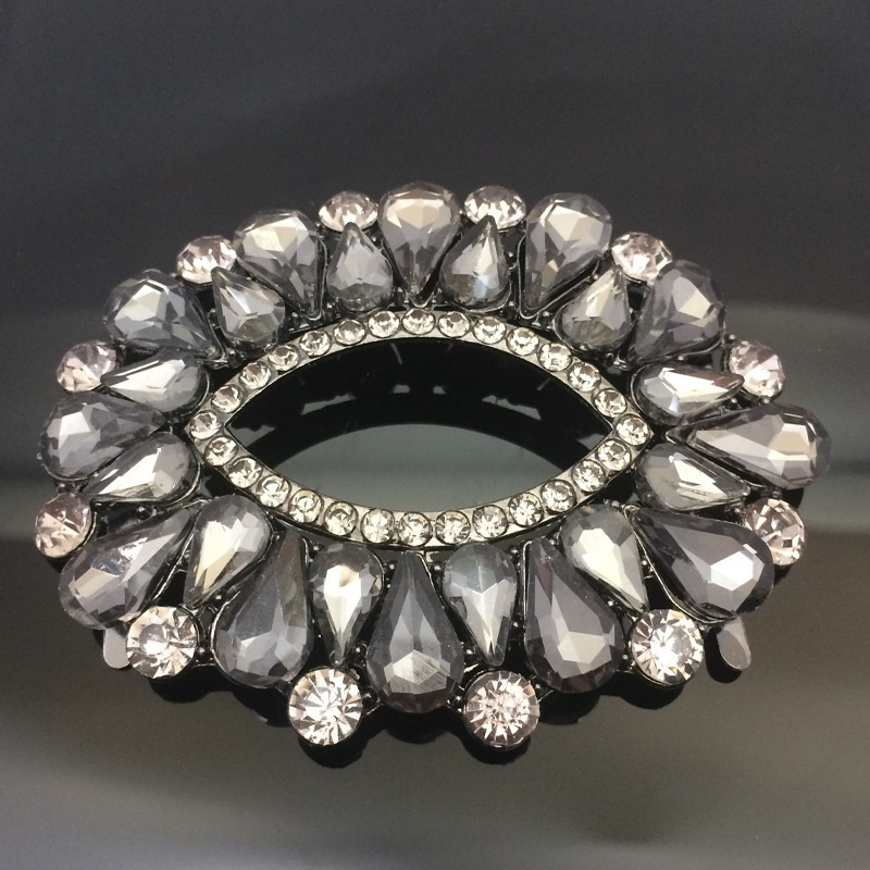 Tengda zapato hebilla nueva aleación de zinc punto diamante zapato hebilla Venta caliente rhinestone brillante zapatos flor Tengda zapatos Accesorios