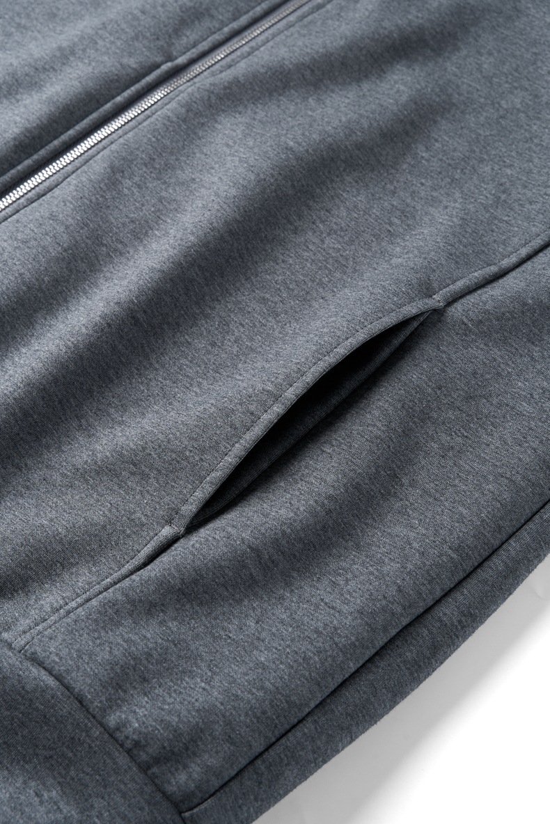 Inflation 320g Zip-Up Stand Collar Sweatshirt