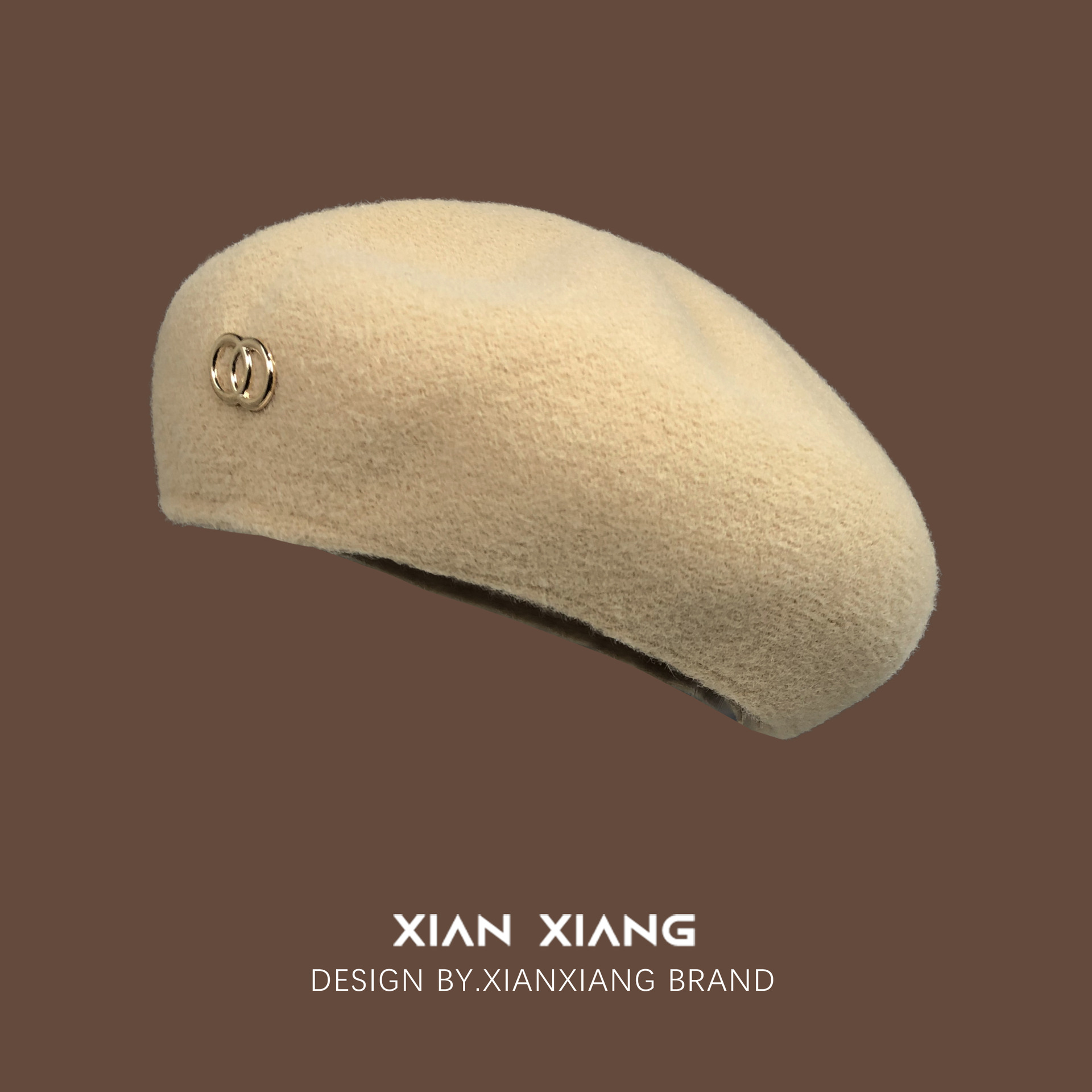 Ull Strikket Beret Kvinners Høst og Vinter Britisk Allsidig Artist Hatt Koreansk Versjon Mote Bud Gresskar Hat Trend_voghion.com