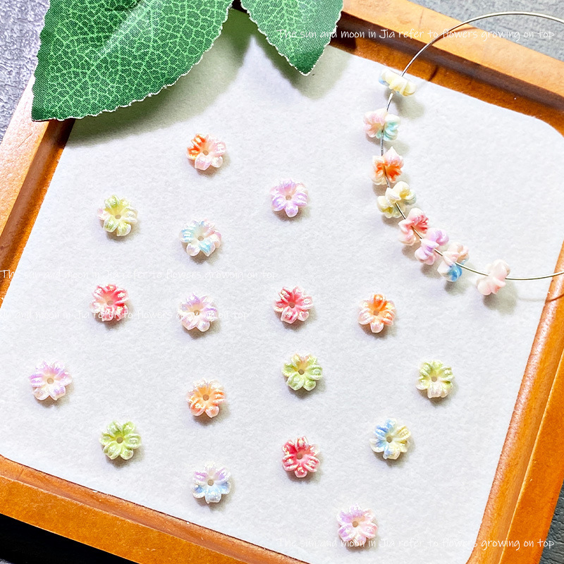 Trendy Perforated Lily Flower Bracelet Accessories Soft Flower Nail Art Decorations Luminous Nail Embellishments Wholesale Trendy Perforated Lily Flower Bracelet Accessories Soft Flower Nail Art Decorations Luminous Nail Embellishments Wholesale