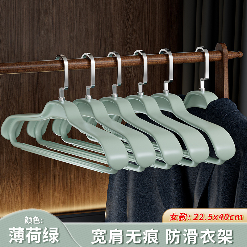 衣架家用挂大衣男士加粗加大无痕防肩角秋冬季冬天晾西装架晒衣撑|undefined