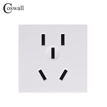 国标五孔插座模块  英式德式美式国标五孔10A白色组合模块功能键