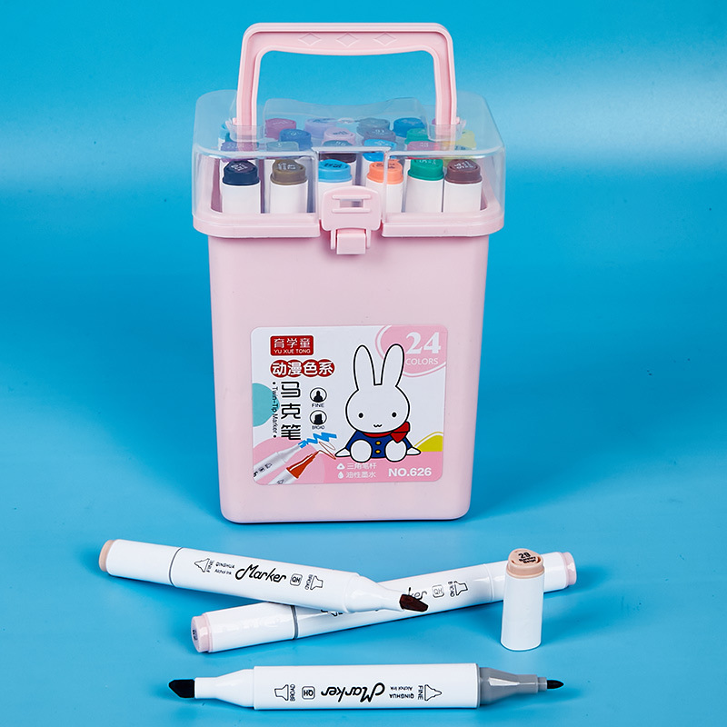 Doble cabeza triángulo alcohólico marcador pop cartel pluma pintura diseño graffiti arte estudiante rotulador