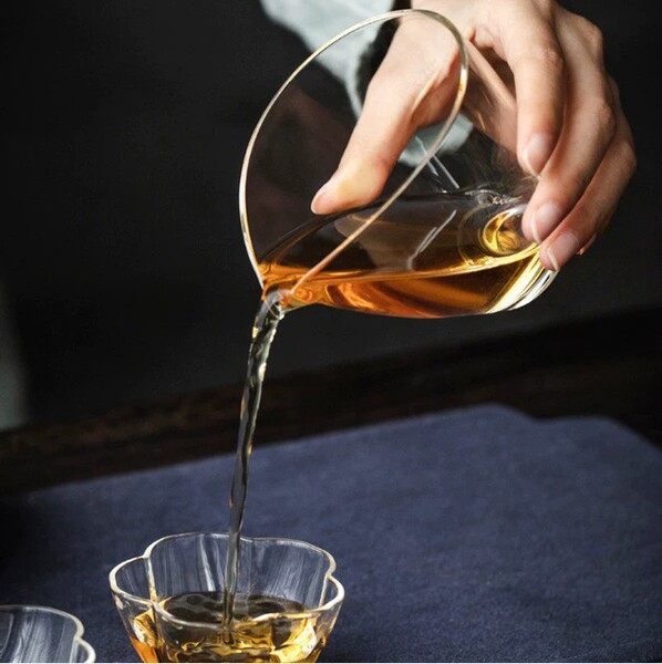 Japanese glass tea cup