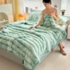 Light luxury double-sided Persian rug in light green