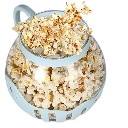 AMAZON caliente 2.25QT horno de microondas borosilicato de vidrio palomitas de maíz de auto-explosión de la máquina de palomitas de maíz