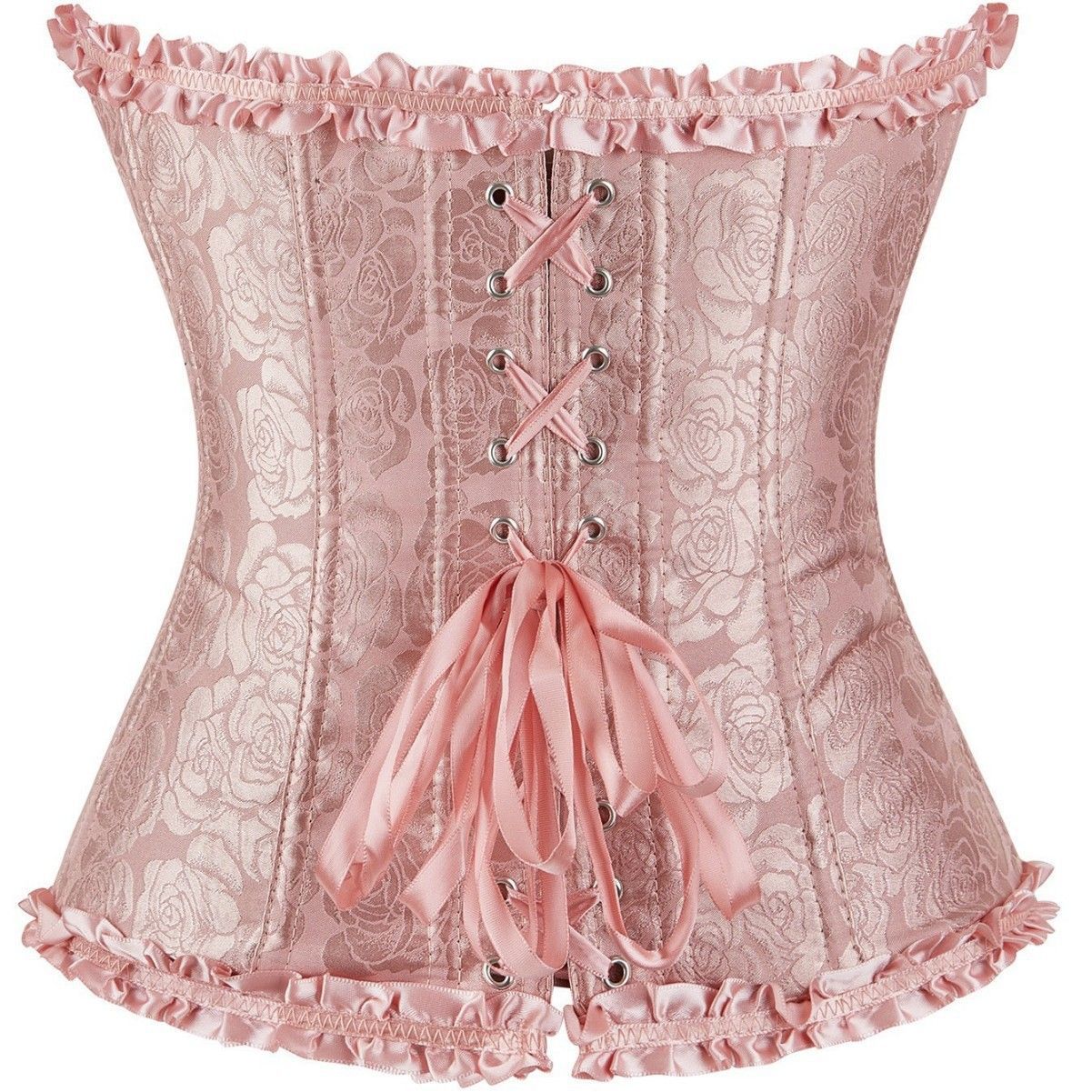 Rosas encaje hueso de pez pectoral vestido de novia cintura sexy cintura abdominal chaleco cintura corte europea y americana cintura cintura