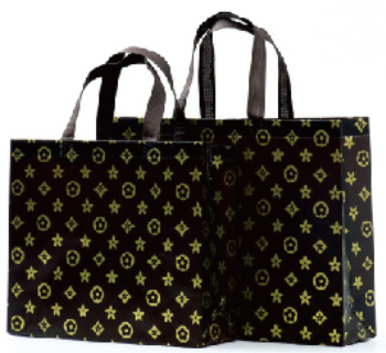 Bolsa de compras de ropa no tejida impresión creativa almacenamiento bolsas de tela no tejida al por mayor bolsas de mano de gran capacidad cubiertas por película tridimensional