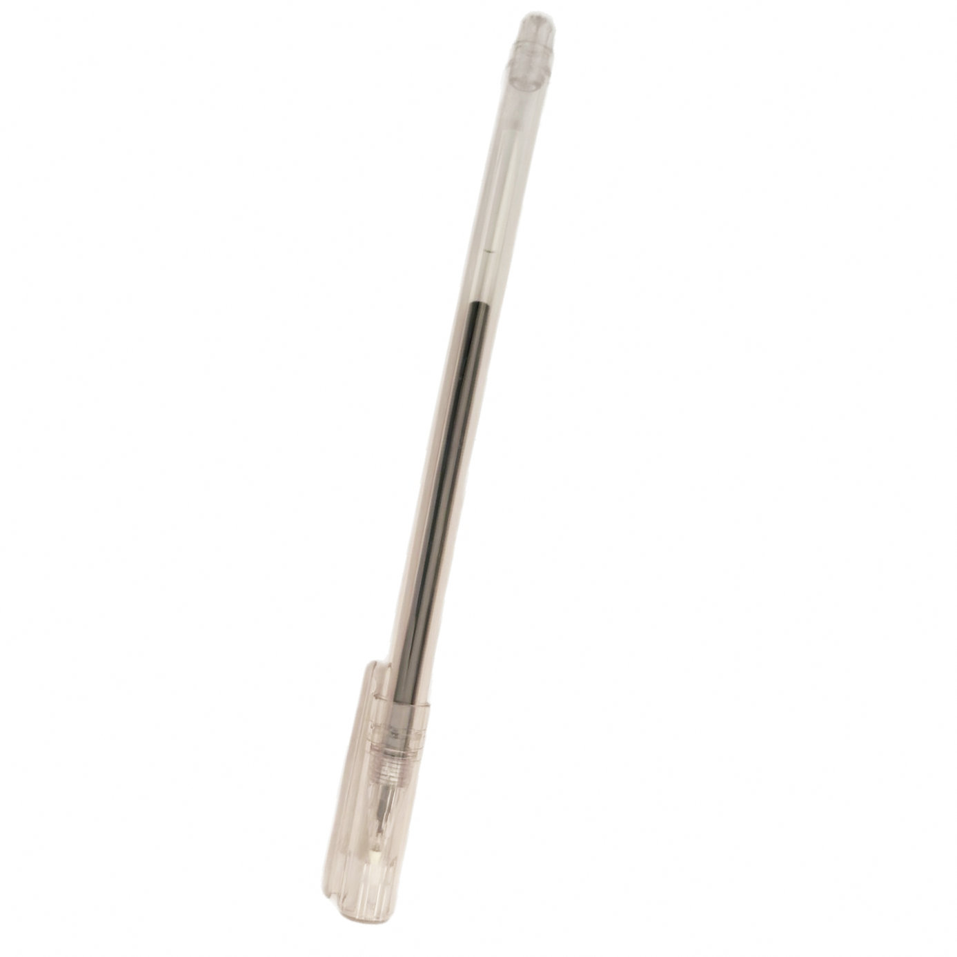 Simple Pen with a Simple Pull-Out Handle, Transparent Pen, Needle Tube Pen, Quick-Drying Exam Pen, 0.38m Needle Tube Style