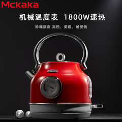 Mckaka レトロケトル ホーム B&B ホテル ホテル ハイエンド 304 ステンレス鋼 1.7 リットル電気ケトル