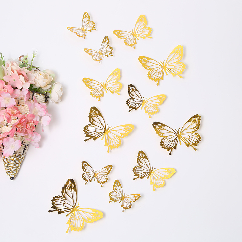 12 mariposas doradas en K