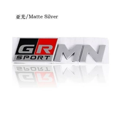 Body sticker, Grmn Car Sticker Grsport - gr-sport-mn-matte-silver