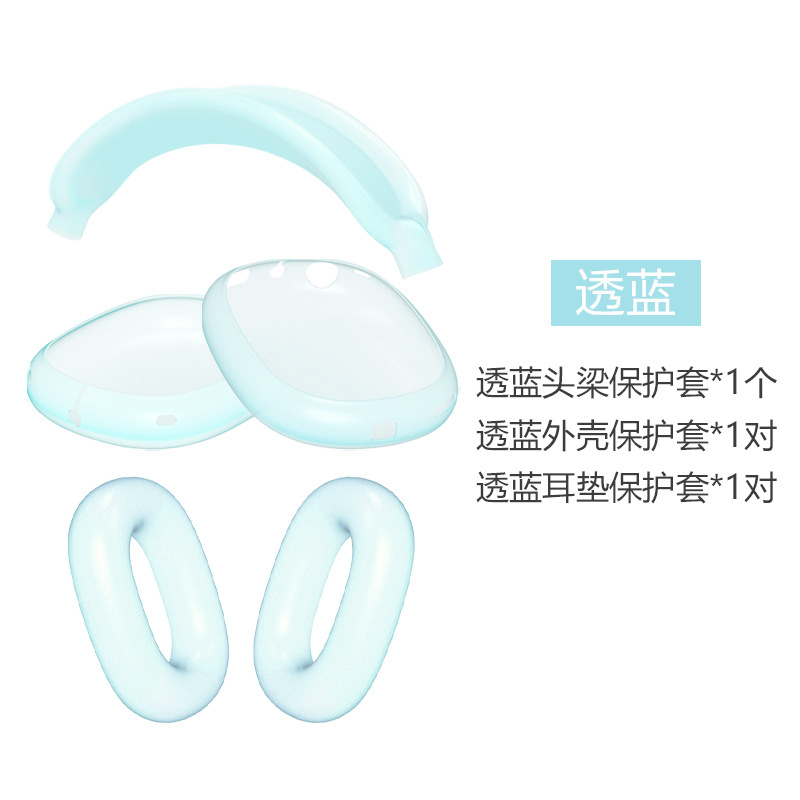 Funda para auriculares Apple AirPods Max, funda protectora de alta transparencia para AirPods Max, funda para diadema, funda para auriculares. image 11