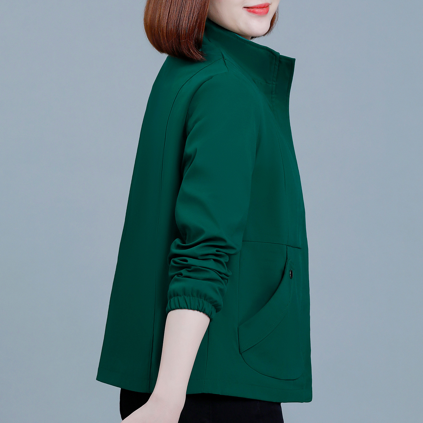 Short Jacket for Women, Spring and Autumn 2026 New Style, Fashionable and Versatile Loose Casual Stylish Jacket for Middle-Aged Moms