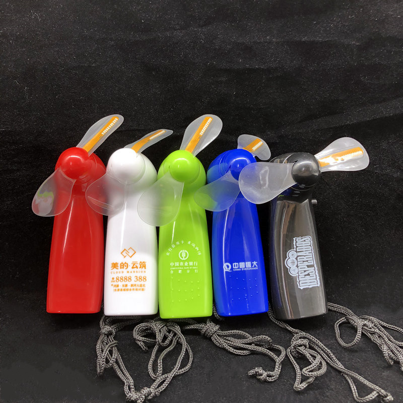 メーカー卸売りロゴ広告語ファン電池式led発光フラッシュファン夏プレゼント|undefined