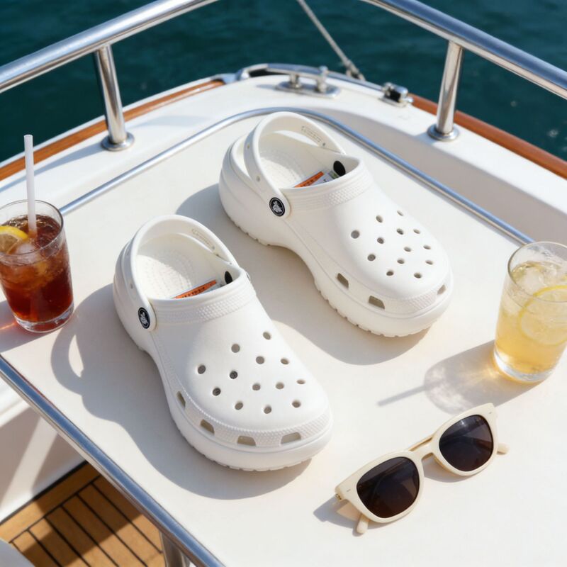 Classic Thick-Soled Cloud-Like Solid Color Beach Vacation Platform Sandals, Lightweight, Height-Increasing 4cm, New for 2025