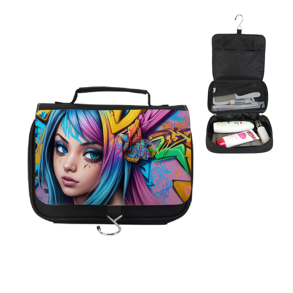 커넥터 낙서 인쇄 여행용 보관 가방