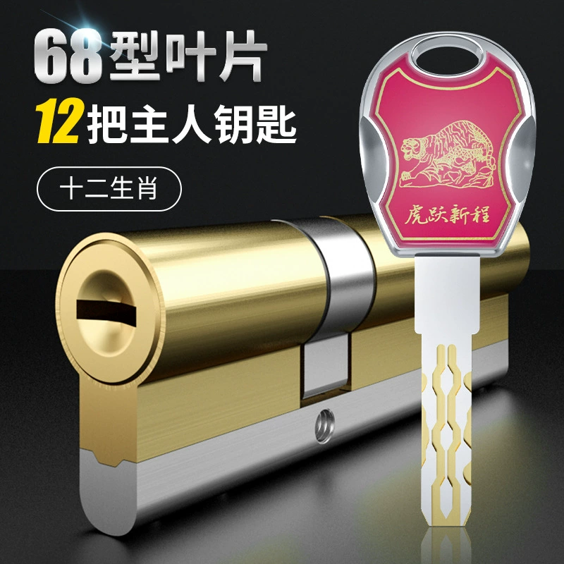 Производитель поставляет противоугонную дверь цилиндром замка 12 зодиака дверной замок большой замок двери железный замок цилиндром замка C класса