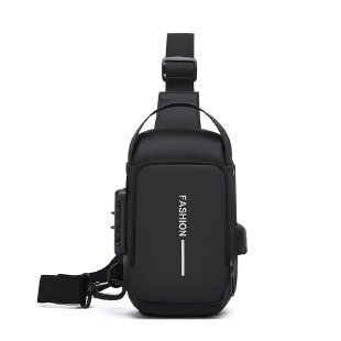 ウエストバッグ男性用ランニング高級感胸バッグファッションブランドの新型ショルダーバッグ通勤ビジネス男性用斜めタイプバッグ韓国系|undefined