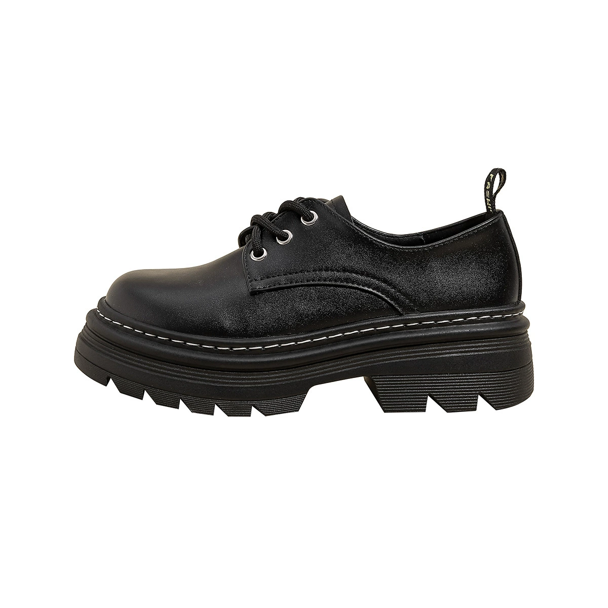 威威女郎 Loafers, shoes platform English style, high shoes for leather shoes, British style