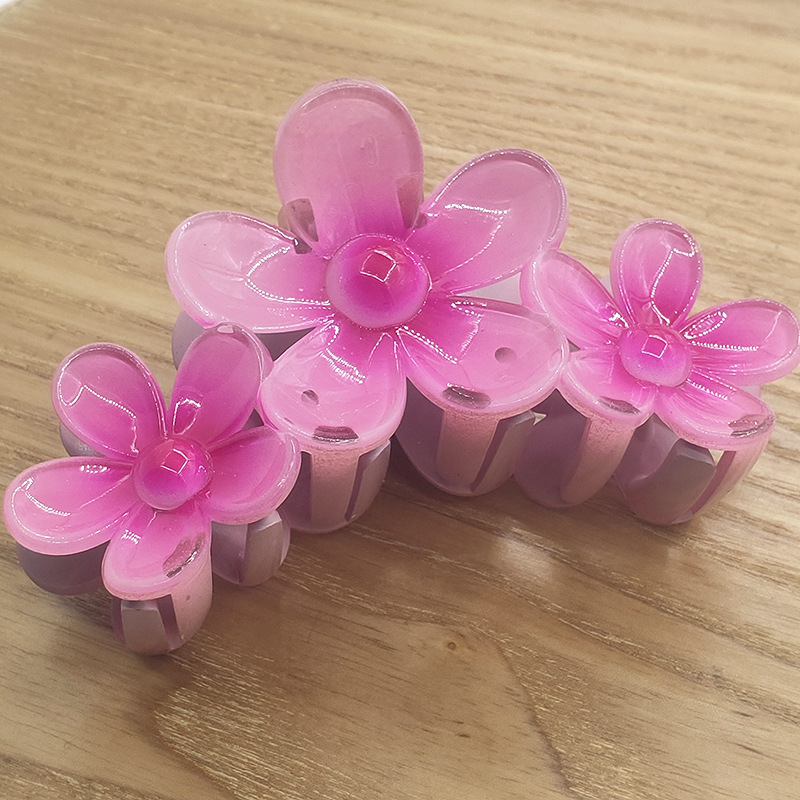 国境を越えたアマゾンの卵の花がグラデーションの花のキャンディー色の紫荊花の後頭部をつかんでサメの花を挟んで髪を伸ばします。|undefined