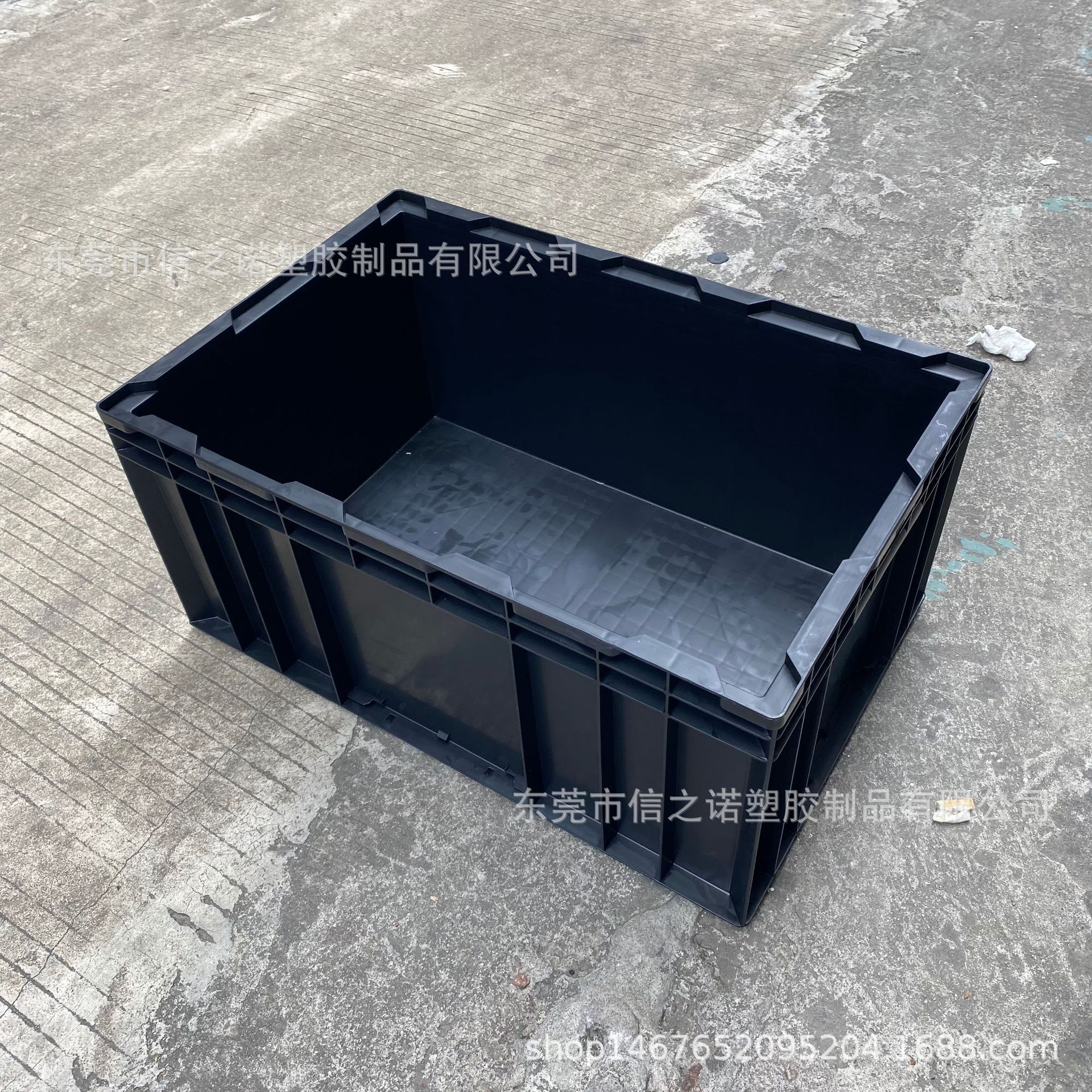 防静电箱黑色整理收纳箱电子元件盒物料零件盒HP-5D塑胶框带盖