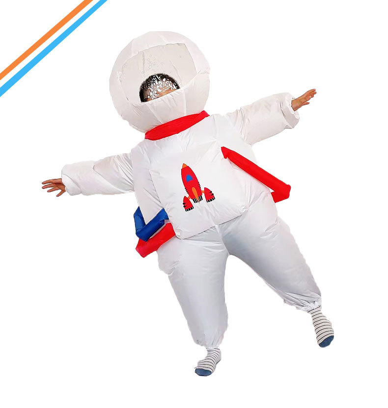 充气服 儿童节卡通人偶气模充气太空人宇航员充气服装扮演出网红