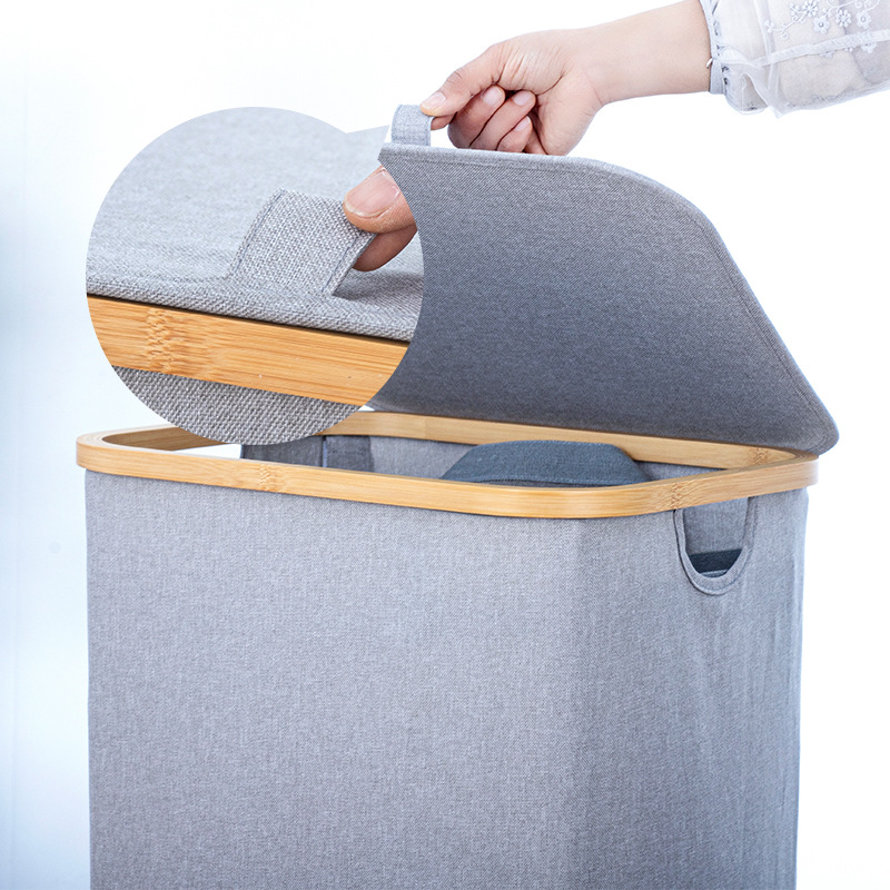 Cesta de ropa sucia Cesta de almacenamiento de ropa sucia simple Cesta de ropa sucia plegable japonesa para el hogar Cesta de almacenamiento de ropa impermeable