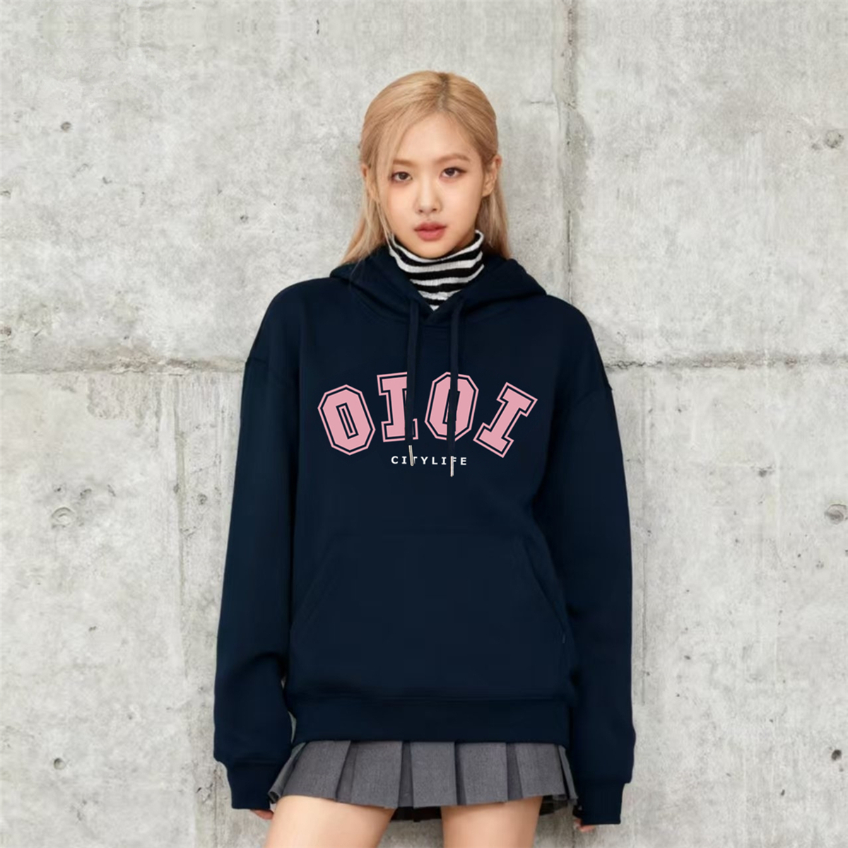 OIOI CITYLIFE旗舰店朴彩英同款连帽卫衣女2026春装新款外套