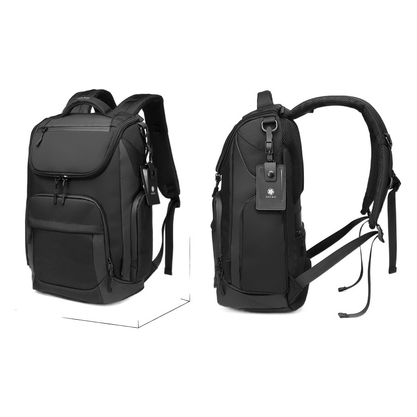 Ozuko Business Backpack Computer Bag 16inch Waterproof High-End Men's Commuter Travel Backpack