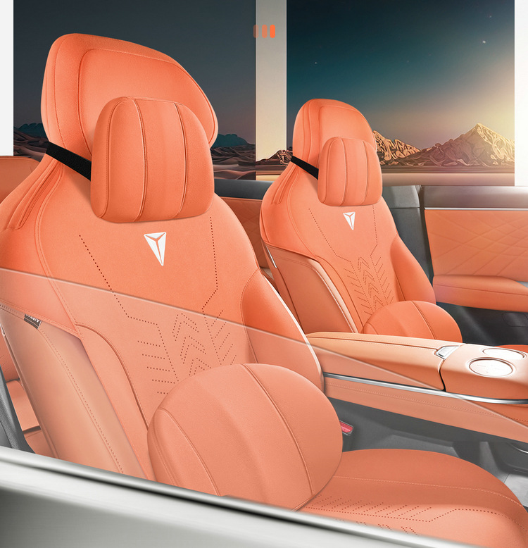 Changan Dark Blue L07 Special Saddle Pad Car Seat Cushion Four-Season Universal Seat Cover Breathable Suede Leather Cushion