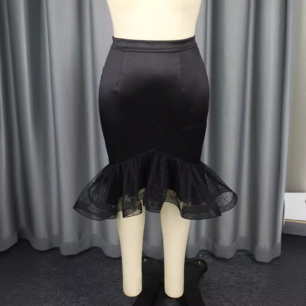 Women's Clothing Skirt Solid Color Party Gathering Skirt Skirt_voghion.com