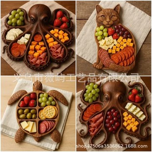 �羳��ƷOctopus charcuterie platter���~��ʳ�c��ľ�|ˮ��ƴ�P