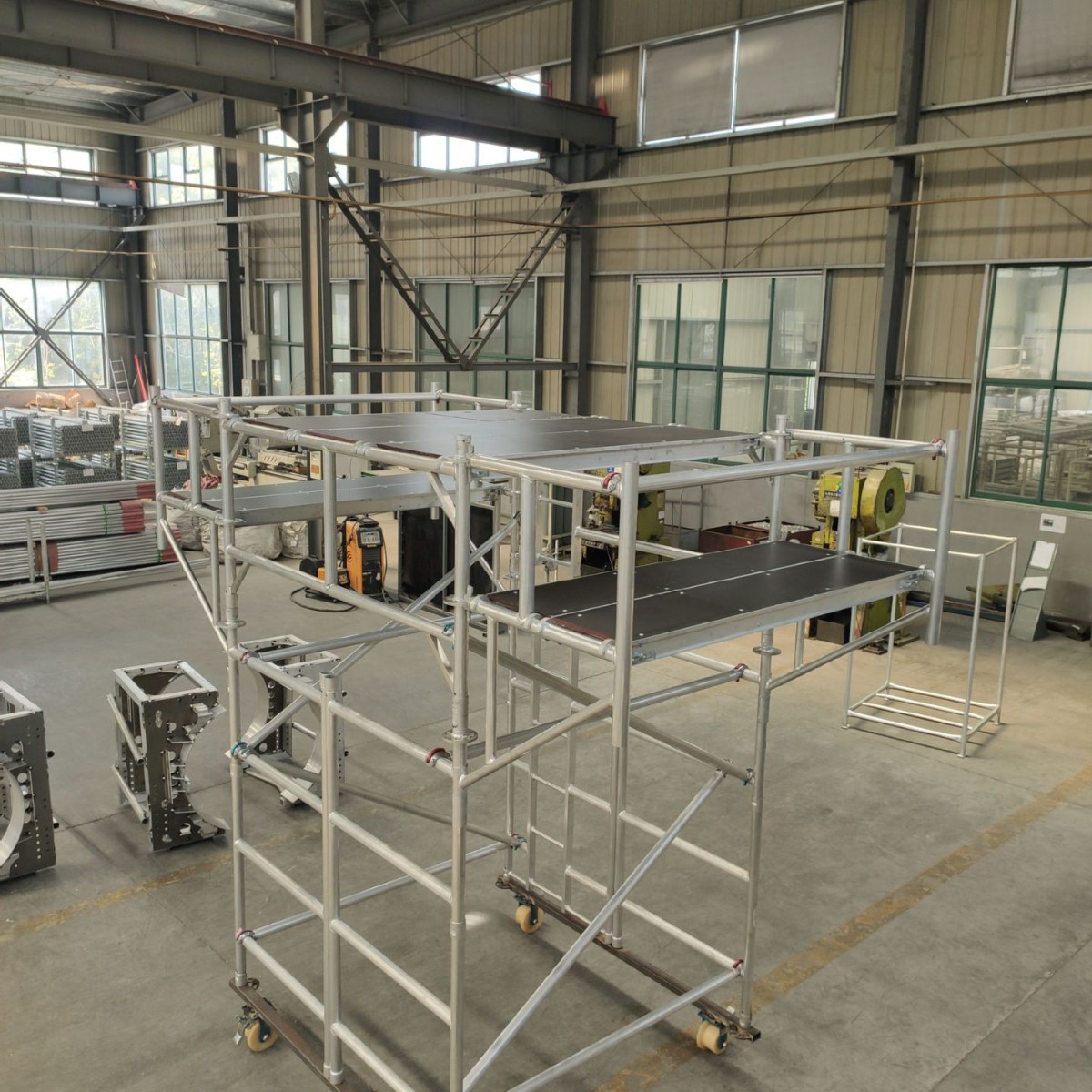 dragonstage佛山厂家外销直供快装铝合金脚手架爬梯阿里亚马逊脚