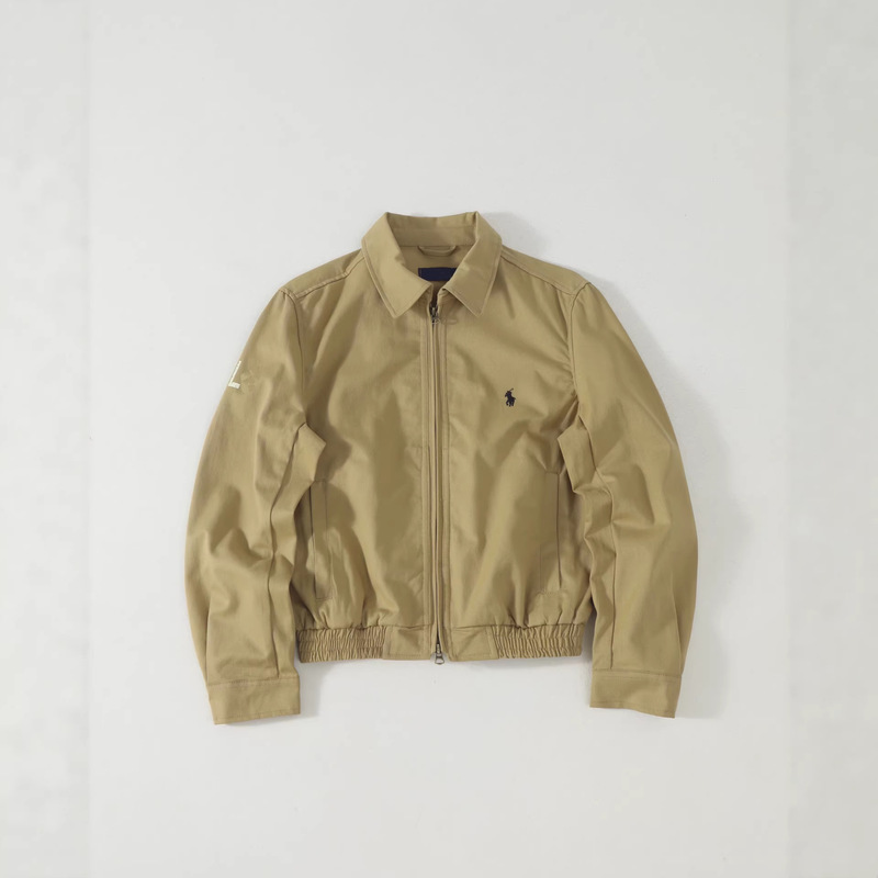 In-Stock Correct Version Original Label Rl Ralph Lauren Classic Old Money Style Lapel Jacket, Washed Twill Short Coat for Women In-Stock Correct Version Original Label Rl Ralph Lauren Classic Old Money Style Lapel Jacket, Washed Twill Short Coat for Women